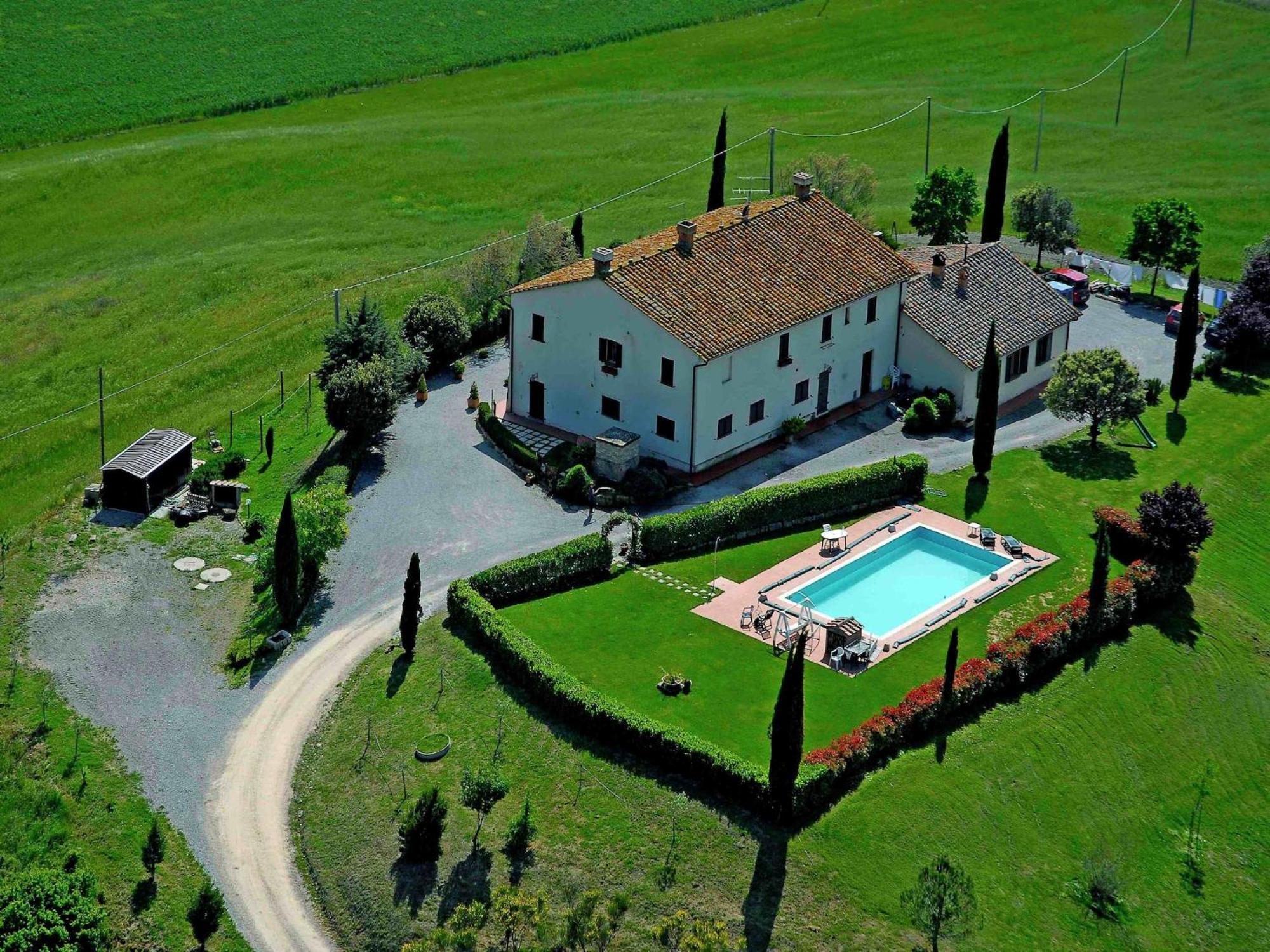 Modern Farmhouse In Pienza With Pool Екстер'єр фото